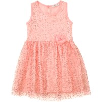 Плаття дитяче Breeze святкове з паєтками (12740-134G-peach)