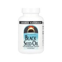 Трави Source Naturals Олія чорного кмину, Black Seed Oil, 120 гелевих капсул (SNS-02757)