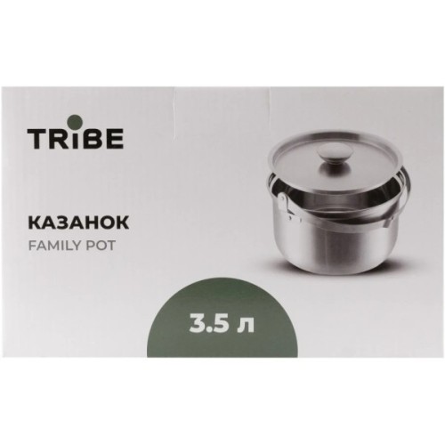 Котел туристичний Tribe Family Pot 3,5 л сталевий (T-FH-0005-metal)