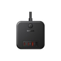 Мережевий фільтр живлення Baseus PowerCombo Cube Power Strip (E00066400117-00)