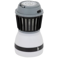 Ліхтар Bo-Camp + знищувач комах Atom WP Rechargable 200 Lumen Grey/Black (5818805) (DAS303871)