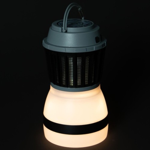 Ліхтар Bo-Camp + знищувач комах Atom WP Rechargable 200 Lumen Grey/Black (5818805) (DAS303871)