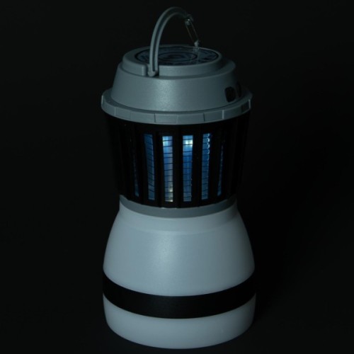 Ліхтар Bo-Camp + знищувач комах Atom WP Rechargable 200 Lumen Grey/Black (5818805) (DAS303871)