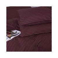 Наволочка MirSon Ranforce Elite 17-0617 Stripe Brown 45х45 см (2200008202484)