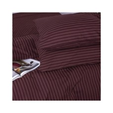 Наволочка MirSon Ranforce Elite 17-0617 Stripe Brown 45х45 см (2200008202484)