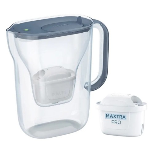 Фільтр-глечик Brita Style Essential MXPro 2.4л + 2 картриджа сіро-блакитний (1061035)