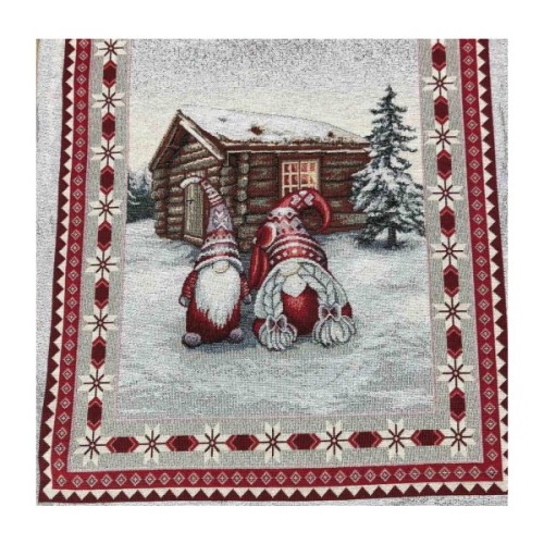 Доріжка на стіл Прованс гобеленова Snowfall 40х140 см (23403)