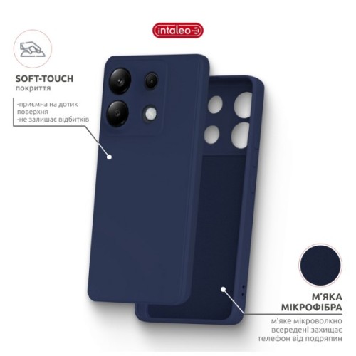 Чохол до мобільного телефона Intaleo SoftShell Xiaomi Redmi Note 13 Pro 4G Blue (1283126632488)