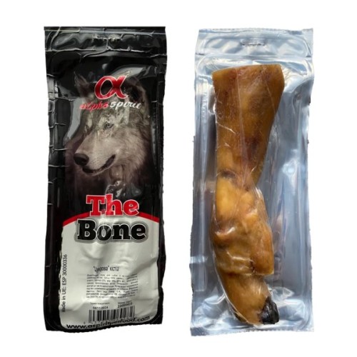 Ласощі для собак Alpha Spirit Ham Bone Leg Vacuum м'ясна кісточка 6 см (8437015969282)
