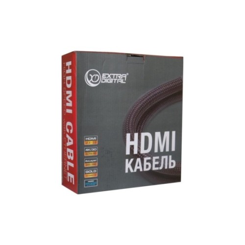 Кабель мультимедійний HDMI M to HDMI M 10.0m V2.0 4K Extradigital (KBH1881)