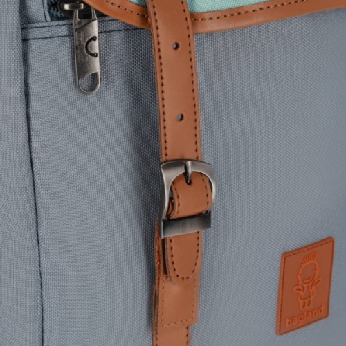 Рюкзак для ноутбука Bagland Successful 17L 299 Grey/Tiffany blue 0050466 (63751154)