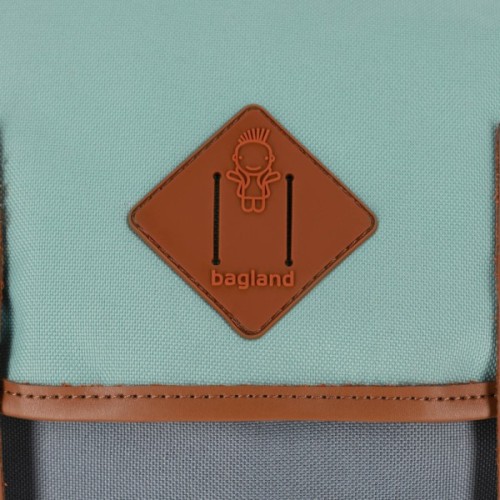 Рюкзак для ноутбука Bagland Successful 17L 299 Grey/Tiffany blue 0050466 (63751154)