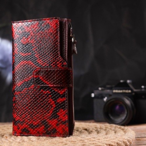 Гаманець Canpellini З натуральної шкіри Різнобарвний (21647)