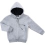 Кофта дитяча Cloise флісова на блискавці (CL0125009-128-lightgray)