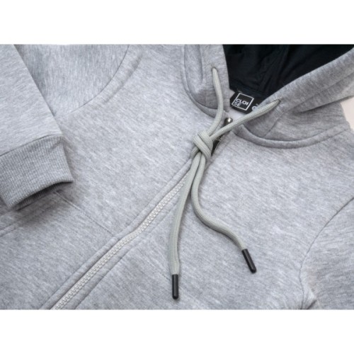 Кофта дитяча Cloise флісова на блискавці (CL0125009-128-lightgray)