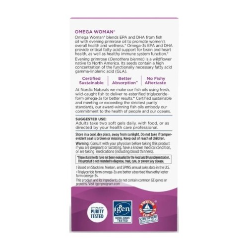 Вітамінно-мінеральний комплекс Nordic Naturals Омега для жінок з маслом примули вечірньої, смак лимон (NOR-01780)
