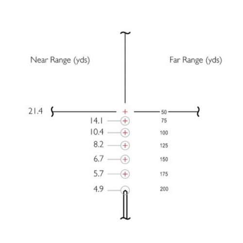 Оптичний приціл Hawke Vantage IR 3-9x40 (Rimfire .22 LR Subsonic R/G) (14223)