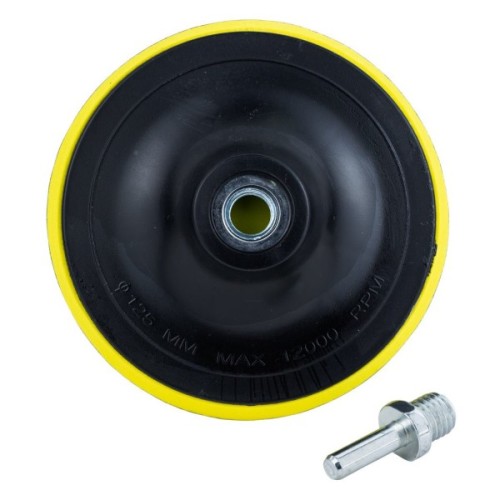 Круг зачистний Sigma м'який шліфувальний 125мм з липучкою (9182151)