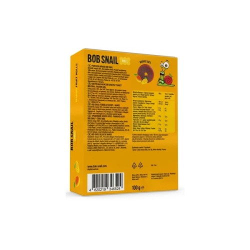 Цукерка Bob Snail Манго 100 г (1740876)
