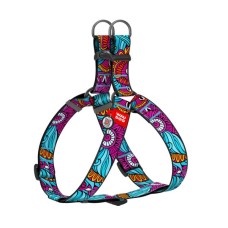 Шлея для собак WAUDOG Nylon з QR паспортом "Літо" пластиковий фастекс XL (324-0062)