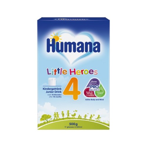 Дитяча суміш Humana 4 молочна від 18 місяців 500 г (4251099602606)