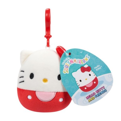 М'яка іграшка Squishmallows на кліпсі - Хелоу Кітті 9 см (SQSN00270)