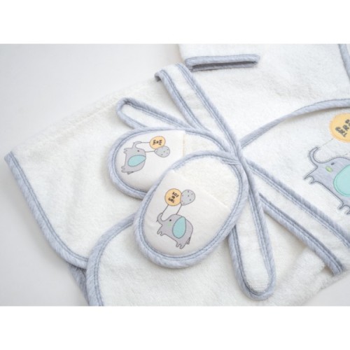 Халат дитячий Breeze и тапочки (66266-86-cream)