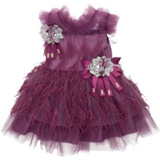 Плаття дитяче Tivido святковий з прикрасами (2136-98G-violet)