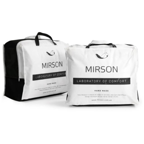 Ковдра MirSon Набір 9561 Bianco Ковдра літня Євро 200х220 Wool + Дві подушки 50х70 (2200010806533)