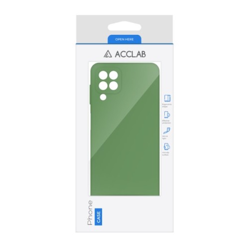 Чохол до мобільного телефона ACCLAB SoftShell Samsung Galaxy A22 LTE (4G) Green (1283126560385)
