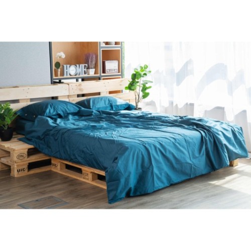 Простирадло Ardesto Mix&Match сатин 180х240 см океан (ART1824FSB)