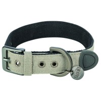 Нашийник для тварин Trixie CityStyle екстраширокий S–M 30–37 см 25 мм світло-сірий (4053032681798)