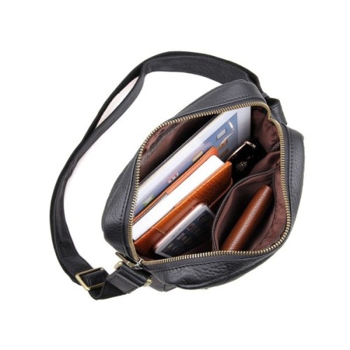 Сумка Vintage Через плече Чорна (14436)