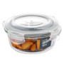 Харчовий контейнер Ardesto Gemini круглий, 0.4л, боросилікатне скло, прозорий (AR1240BRD)