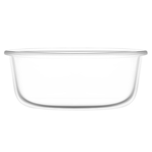 Харчовий контейнер Ardesto Gemini круглий, 0.4л, боросилікатне скло, прозорий (AR1240BRD)