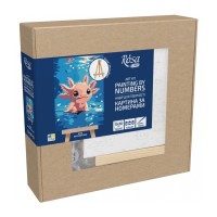 Картина по номерам Rosa Аксолотик, 15х20см, з мольбертом (4823098548621)
