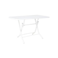 Стіл садовий Irak Plastik складаний 70х115 см білий (4598)