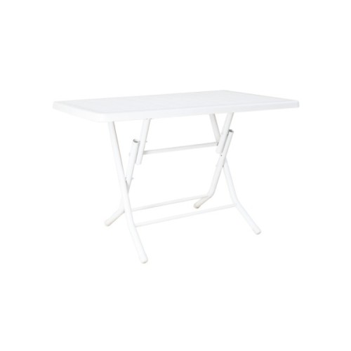 Стіл садовий Irak Plastik складаний 70х115 см білий (4598)
