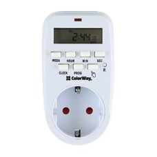 Таймер-розетка ColorWay CW-STE01-7D