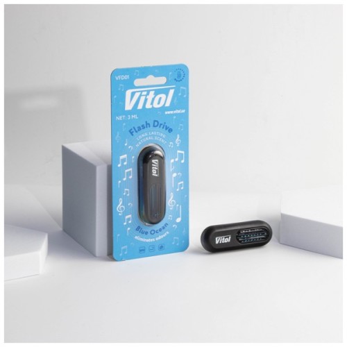 Ароматизатор для автомобіля VITOL Flash Drive Blue Ocean (VFD01)