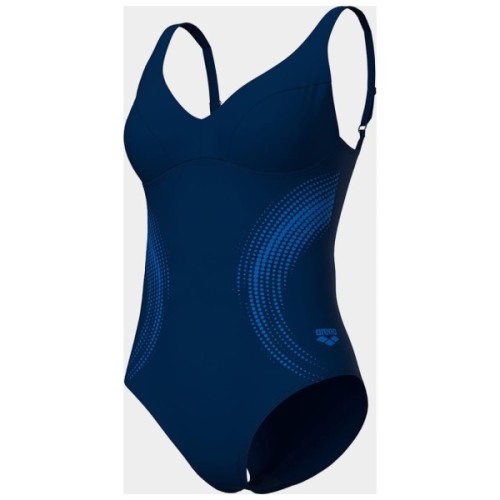 Купальник Arena Shimmering Swimsuit U Back 010810-708 синій 40 (3468337757627)