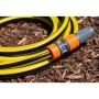 Шланг для поливу 2E AquaFlex Solar, 3/4", 12м, 4 шари, 13бар, -10…+60°C, зрошувач, конектор, адаптер (2E-GHE34SR12)