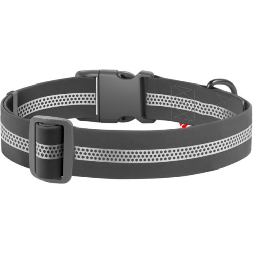 Нашийник для тварин WAUDOG Waterproof пластиковий фастекс XXL Ш 40 мм Д 46-70 см сірий (251011)