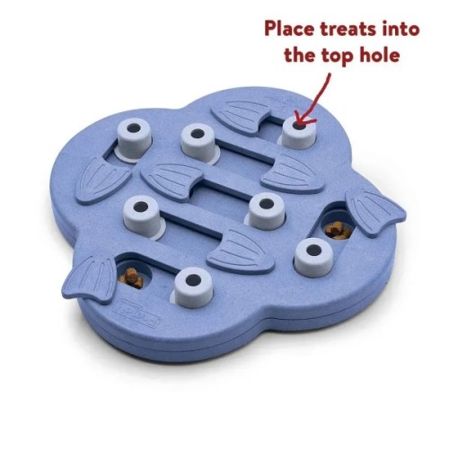 Іграшка для собак Nina Ottosson інтерактивна "Сховище" фіолетова (0700603695404)