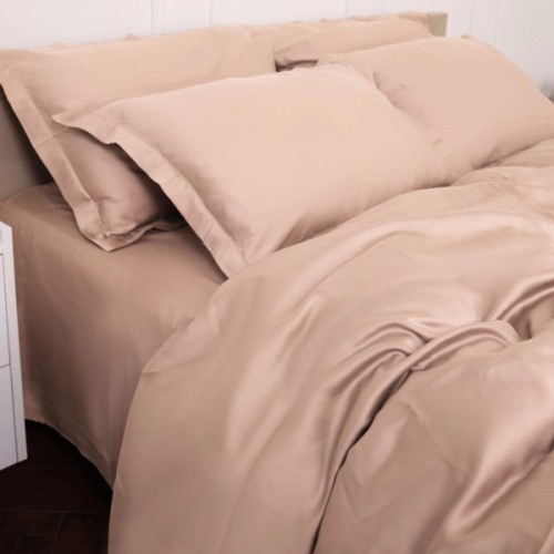 Постільна білизна MirSon Tencel №03 Creamy 200 x 220 Євро (2200009369070)