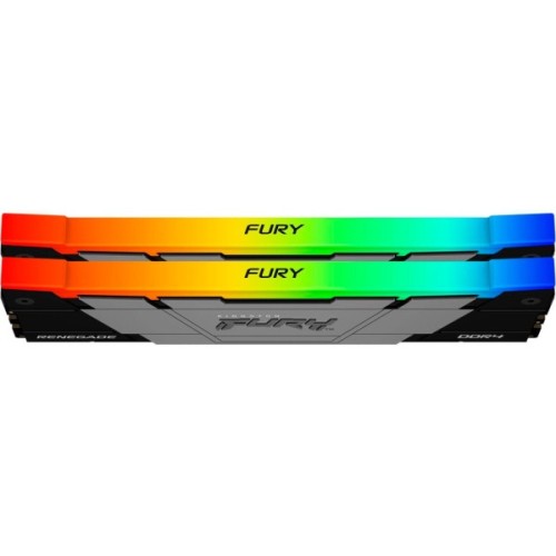 Модуль пам'яті для комп'ютера DDR4 32GB (2x16GB) 3600 MHz Fury Renegade RGB Kingston Fury (ex.HyperX) (KF436C16RB12AK2/32)