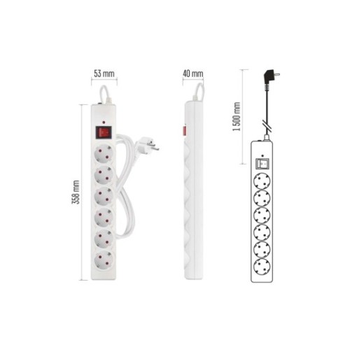 Мережевий подовжувач EMOS P54215