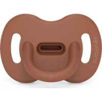 Пустушка Suavinex Colour Essence силіконова фізіологічна, 6-18 міс. коричнева (308088)