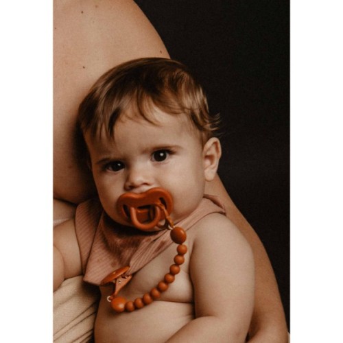 Пустушка Suavinex Colour Essence силіконова фізіологічна, 6-18 міс. коричнева (308088)