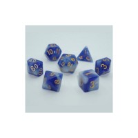 Набір кубиків для настільних ігор Games 7 Days Galaxy 7 Dice Set - Light blue (7 шт.) (g7dgala01)